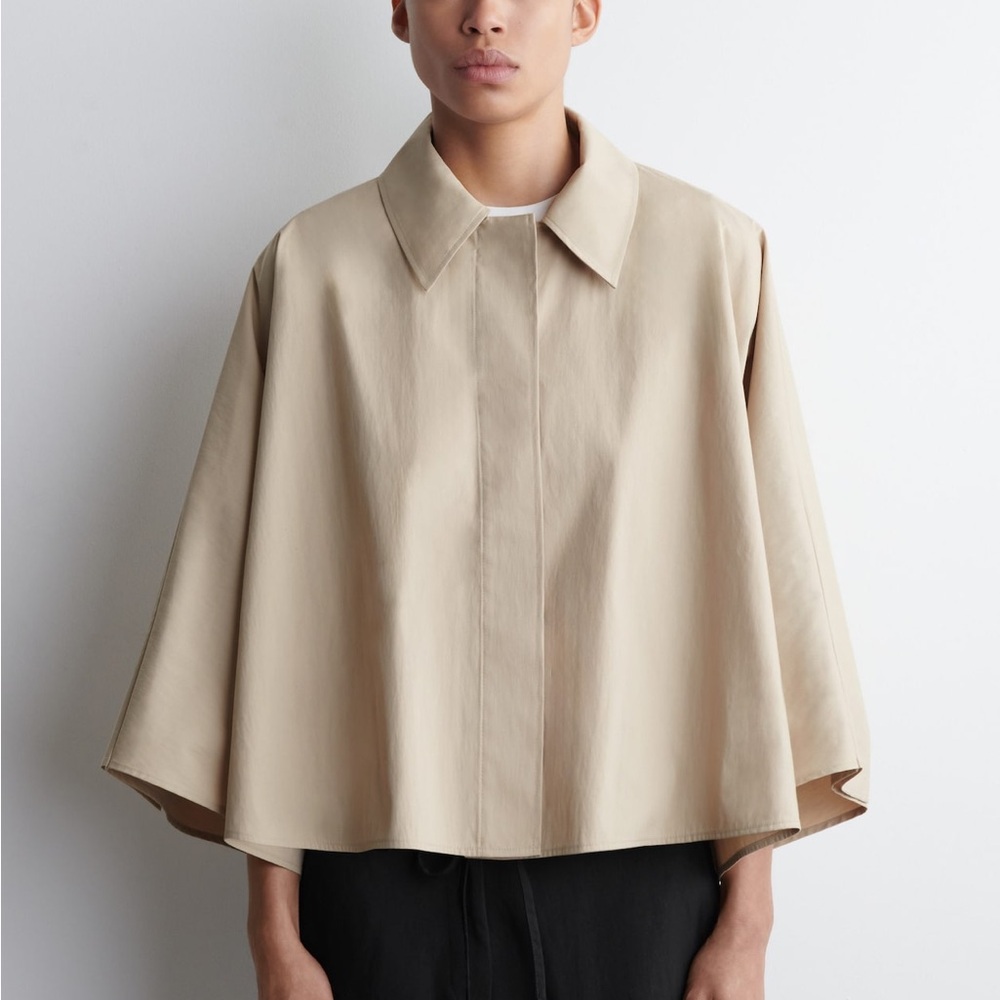 NWT COS CROPPED TRENCH COAT CAPE
